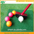 High quality brightly colored park golf balls